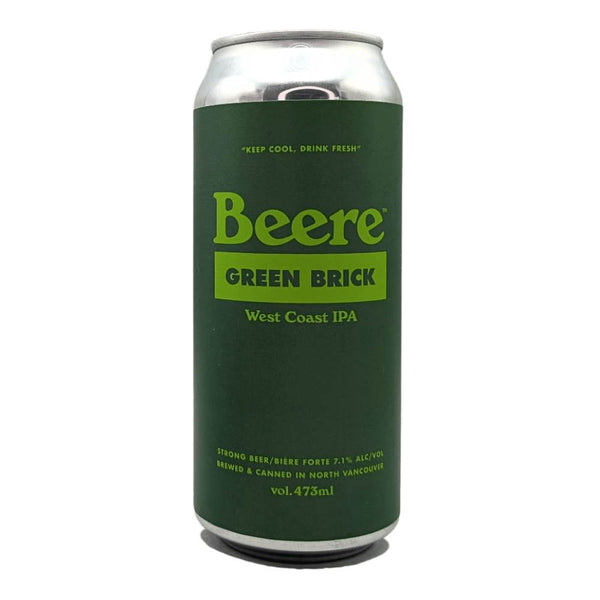 Beere Brewing Company Green Brick West Coast IPA