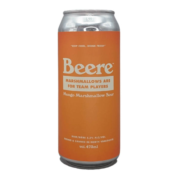 Beere Brewing Company Marshmallows Are For Team Players Mango Marshmallow Sour