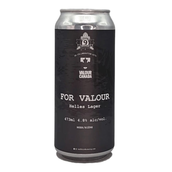 Buffalo 9 Brewing Co. For Valour Helles Lager