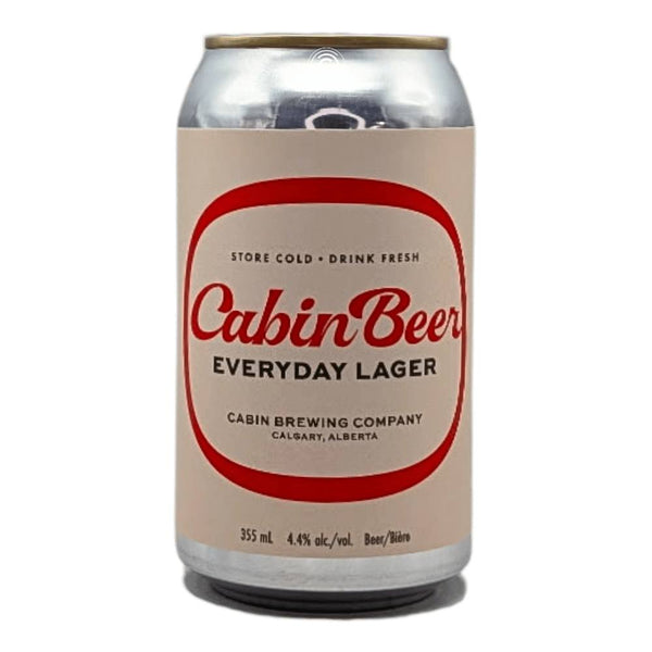 Cabin Brewing Company Cabin Beer Everyday Lager
