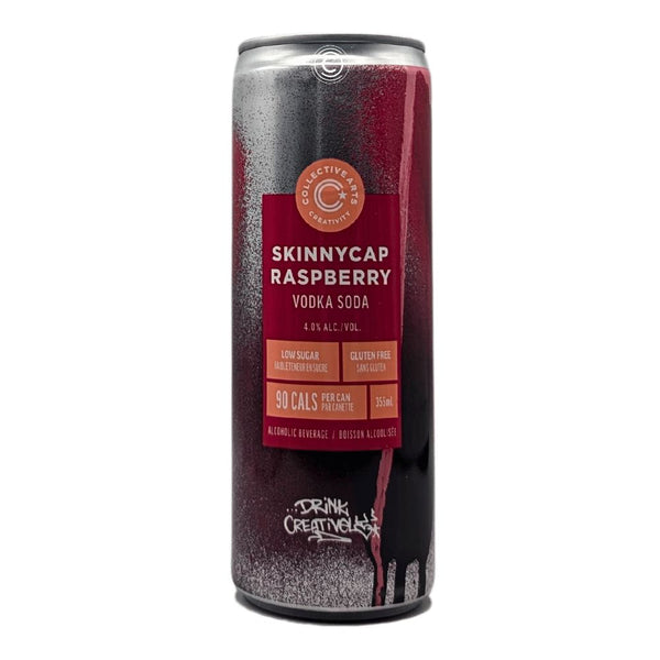 Collective Arts Brewing SkinnyCap Raspberry Vodka Soda Cocktail