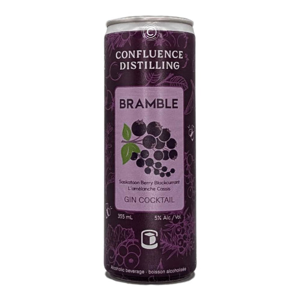 Confluence Distilling Bramble Saskatoon Berry Blackcurrant Gin Cocktail