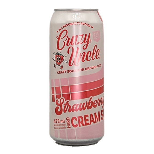 Crazy Uncle Strawberry Hard Strawberry Cream Soda