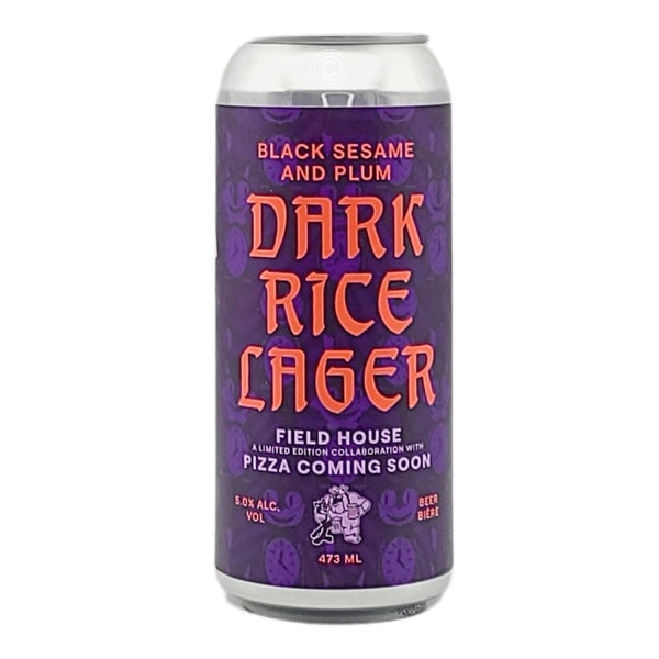 Field House Brewing Co. Black Sesame Plum Dark Lager
