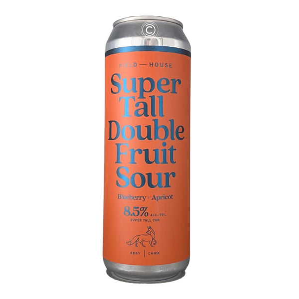 Field House Brewing Co. Super Tall Double Fruit Sour: Apricot + Blueberry Sour