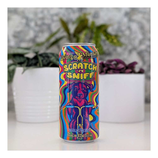 Flying Monkeys Craft Brewery Scratch n' Sniff Strawberries & Cream IPA