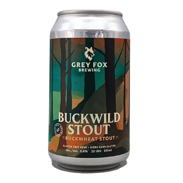 Grey Fox Brewing Buckwild Stout Gluten Free
