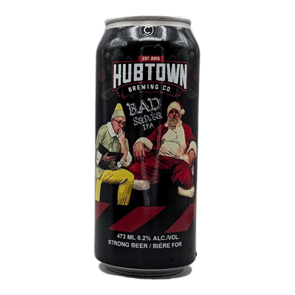 Hub Town Brewing Co. Bad Santa West Coast IPA