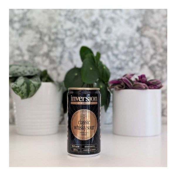 Inversion Nitro Cocktails Classic Whiskey Sour