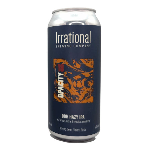Irrational Brewing Company Exp. Opacity 18 DDH Hazy IPA