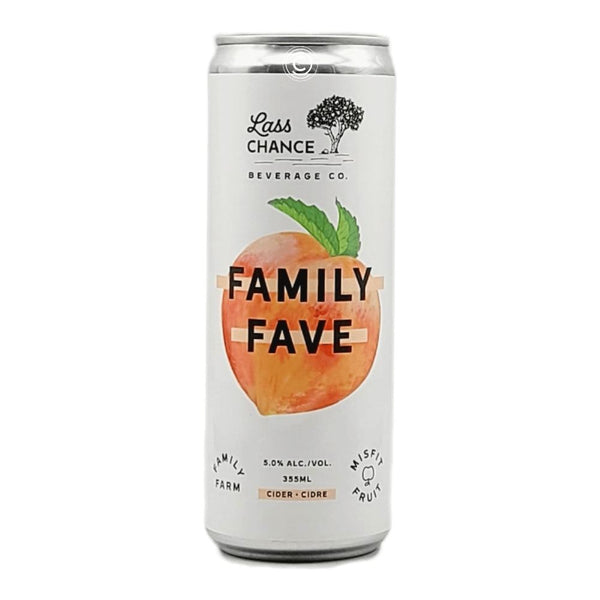 Lass Chance Cider Family Fave Peach Cider