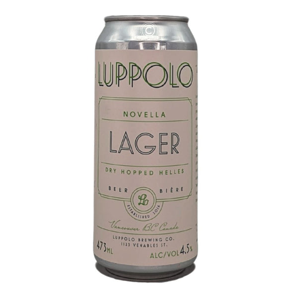Luppolo Brewing Co. Novella Dry Hopped Lager