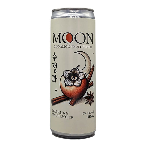 Moon Soju Cinnamon Fruit Punch Sparkling Soju Cooler