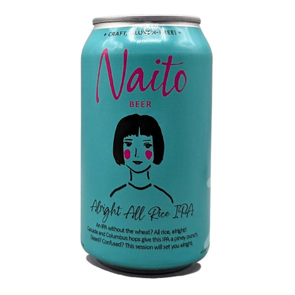 Naito Beer Alright All Rice IPA Gluten Free
