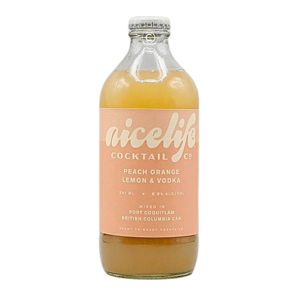 Nice Life Peach Orange Lemon & Vodka Cocktail