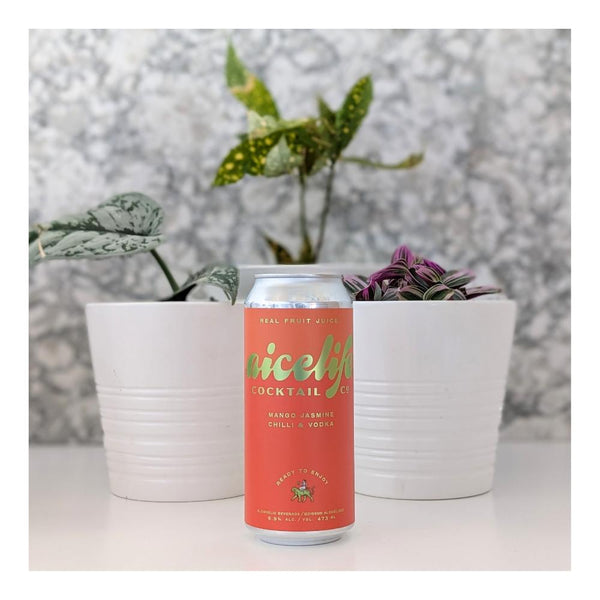 NiceLife Cocktail Co. Mango Jasmine Chili Vodka Cocktail