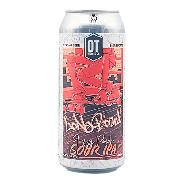 OT Brewing Company Longboard Fuzzy Peach Sour IPA