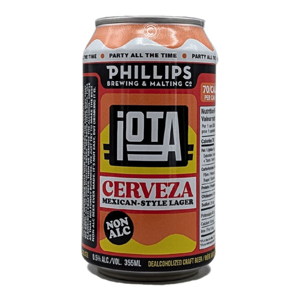 Phillips Brewing iOTA Cerveza Non-Alcoholic