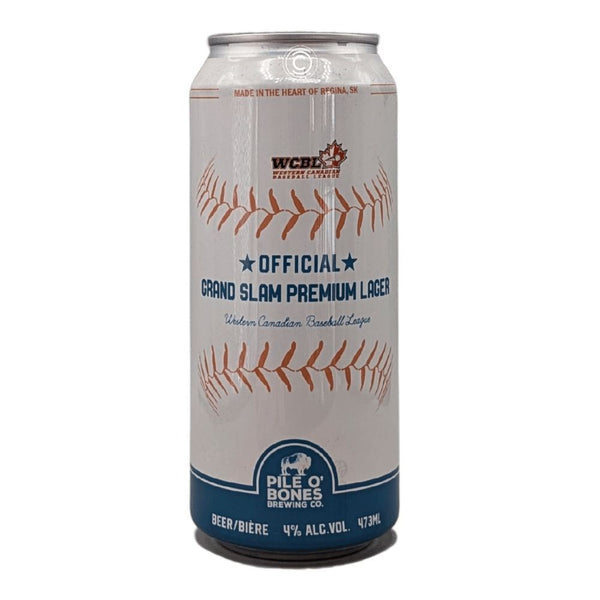 Pile O'Bones Brewing Company Grand Slam Premium Lager