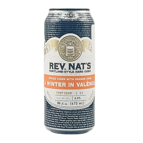 Reverend Nat's Hard Cider A Winter in Valencia