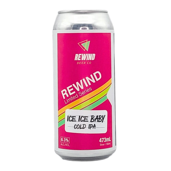Rewind Beer Co. Ice Ice Baby Cold IPA