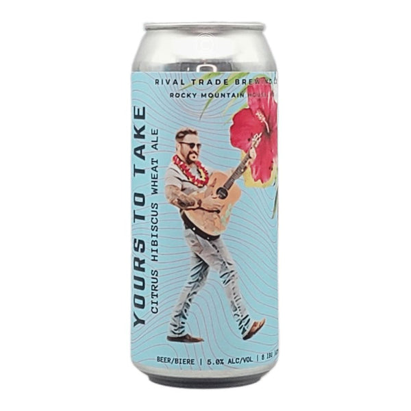 Rival Trade Brewing Co. x Snake Lake Brewing Company Yours to Take Citrus Hibiscus Wheat Ale