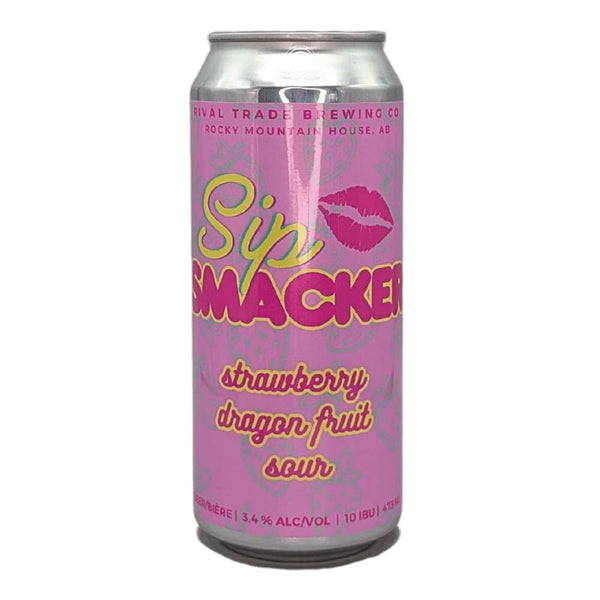 Rival Trade Brewing Co. Sip Smacker Strawberry Dragon Fruit Sour