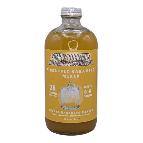 Simply Cocktails Inc. Pineapple Habanero Mixer Non-Alcoholic