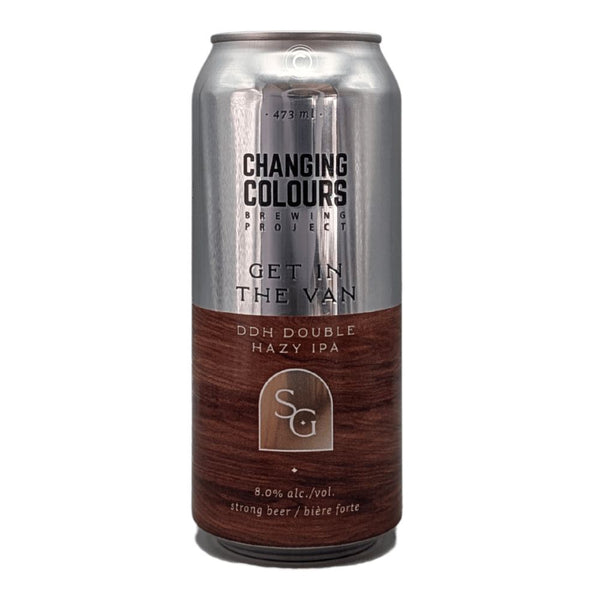 Small Gods Brewing Co. x Changing Colours Brewing Project Get In The Van DDH Double Hazy IPA