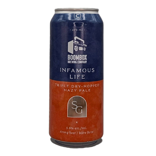 Small Gods Brewing Co. x Boombox Brewing Company Infamous Life Triple Dry-Hopped Pale Ale