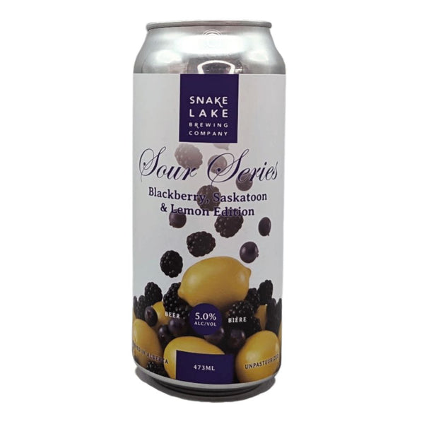 Snake Lake Brewing Company Sour Series: Blackberry Saskatoon & Lemon Sour