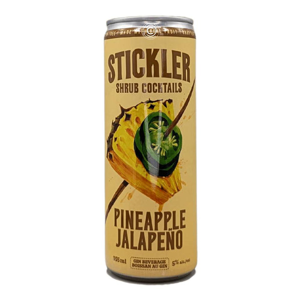 Stickler Shrub Cocktails Pineapple Jalapeno Gin Cocktail
