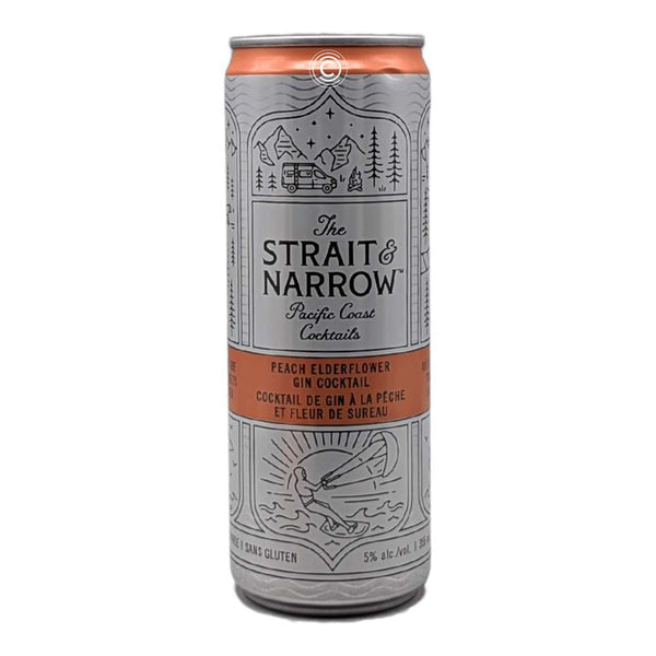 Strait & Narrow Peach Elderflower Gin Cocktail