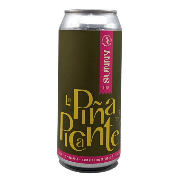 SunnyCider x Sheepdog Brewing La Pina Picante Pineapple Habanero Cider