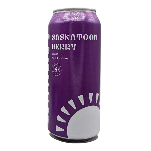 SunnyCider Saskatoon Berry CIder