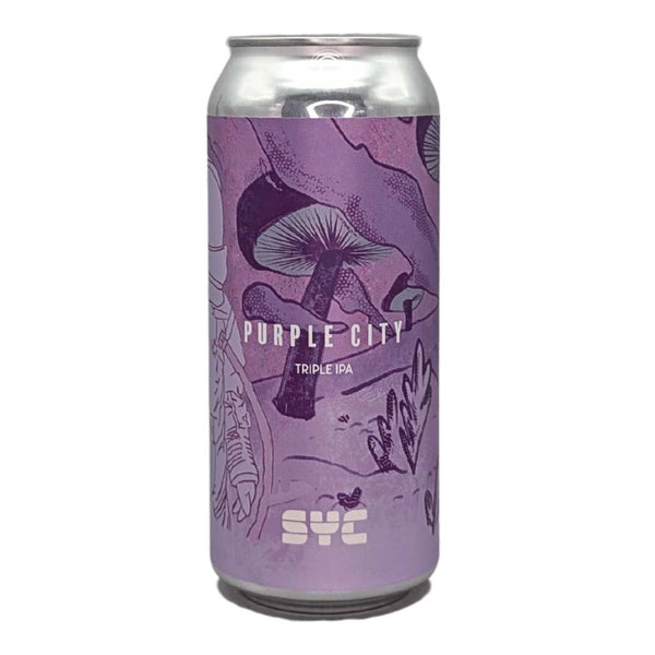 SYC Brewing Co. Purple City Hazy Triple IPA