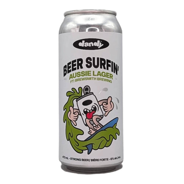 The Dandy Brewing Company x Brewsmith Brewing Co. Beer Surfin' Lager