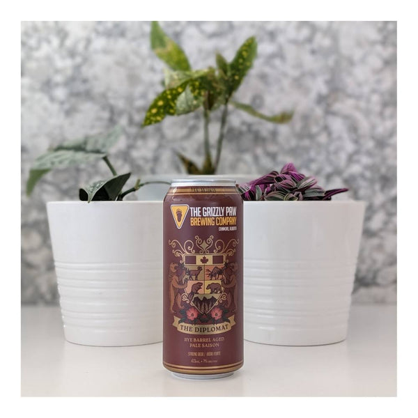 The Grizzly Paw Brewing Company The Diplomat Rye Barrel Aged Saison