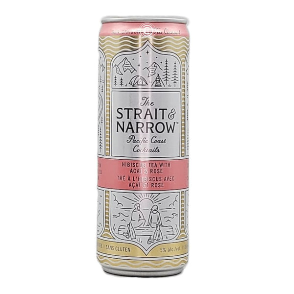 Strait & Narrow Hibiscus Tea w/ Acai & Rose Tea Cocktail