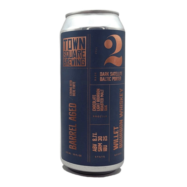 Town Square Brewing Co. Willet Bourbon Barrel Aged Dark Satellite Baltic Porter