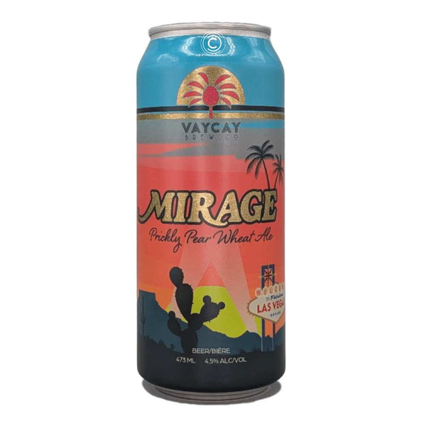 Vaycay Brew Co. Mirage Prickly Pear Wheat Ale