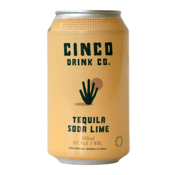 Cinco Drink Co. Tequila Soda Lime Cocktail