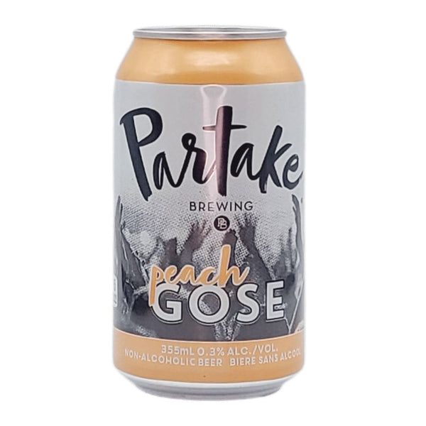 Partake Brewing Peach Gose Non-Alcoholic