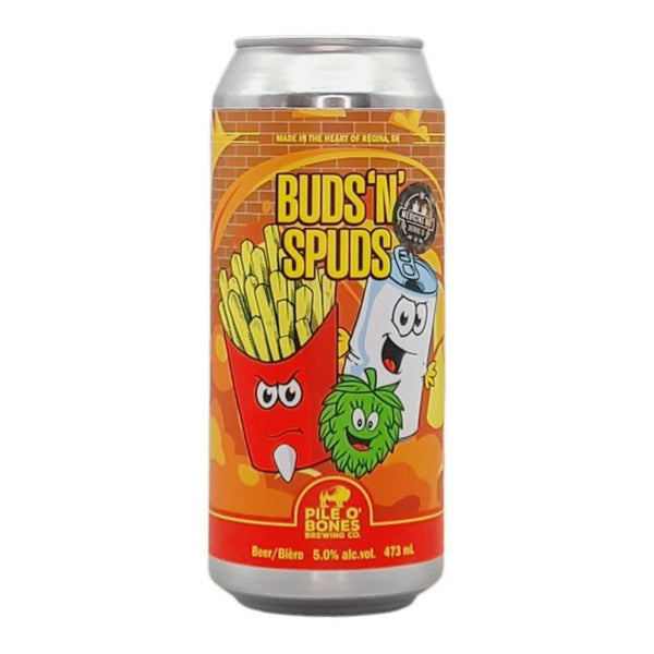 Medicine Hat Brewing Company x Pile O'Bones Brewing Company Buds & Suds Pilsner