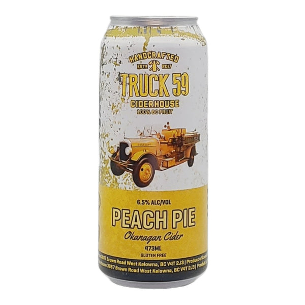Truck 59 Ciderhouse Peach Pie Okanagan Cider