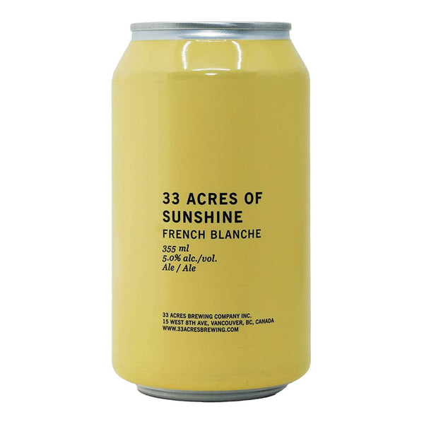 33 Acres Of Sunshine Witbier