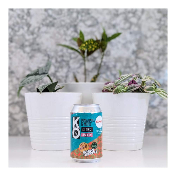 African Originals KO Pineapple and Mint Cider