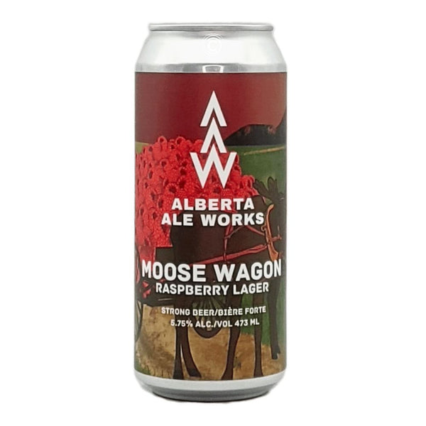 Alberta Ale Works Chinchaga Moose Wagon Raspberry Lager