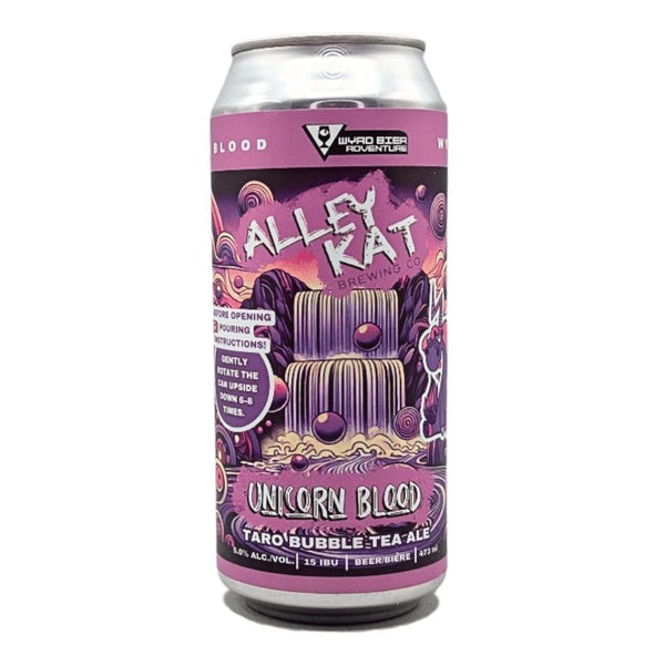 Alley Kat Brewing Company Unicorn Blood Taro Bubble Tea Ale
