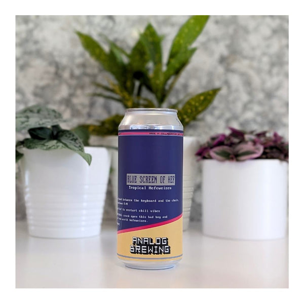 Analog Brewing Company Blue Screen of Hef Summer Tropical Hefeweizen